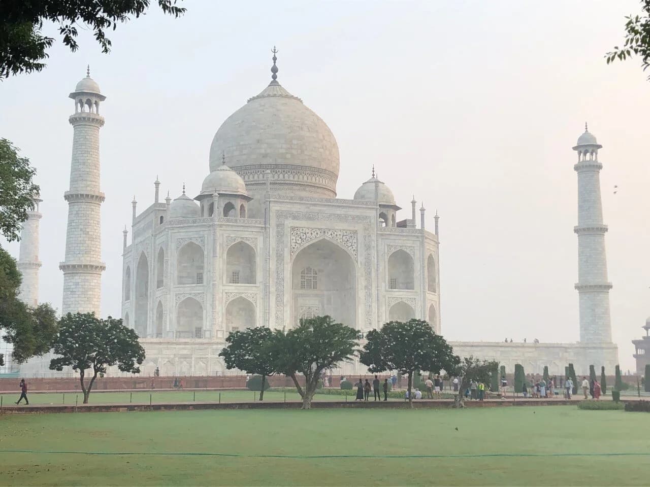 Luke Ketterhagen on excursion at the Taj Mahal