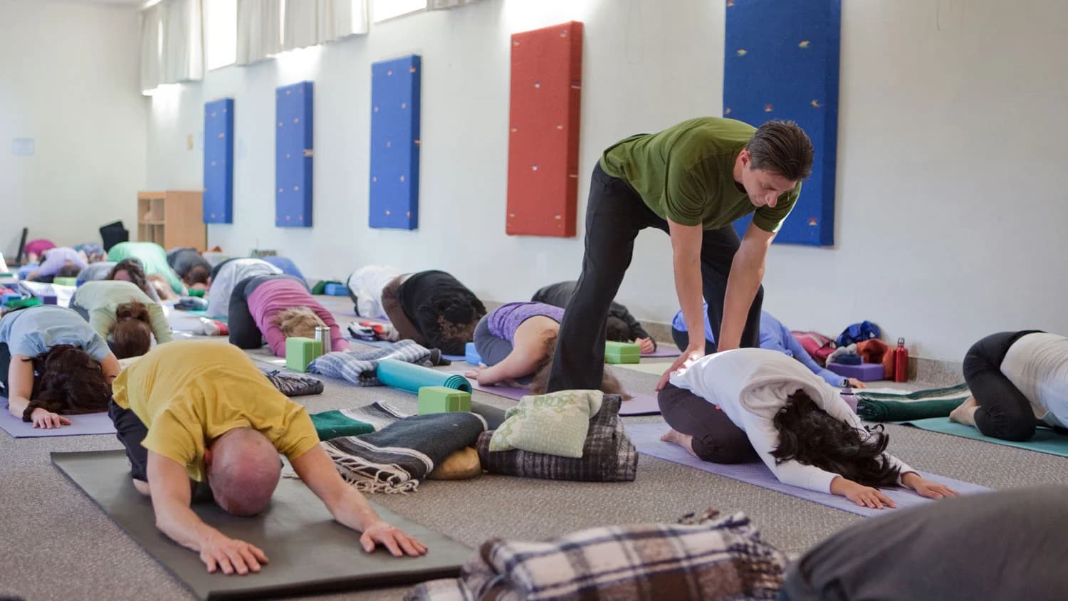 Luke Ketterhagen teaching a yoga training